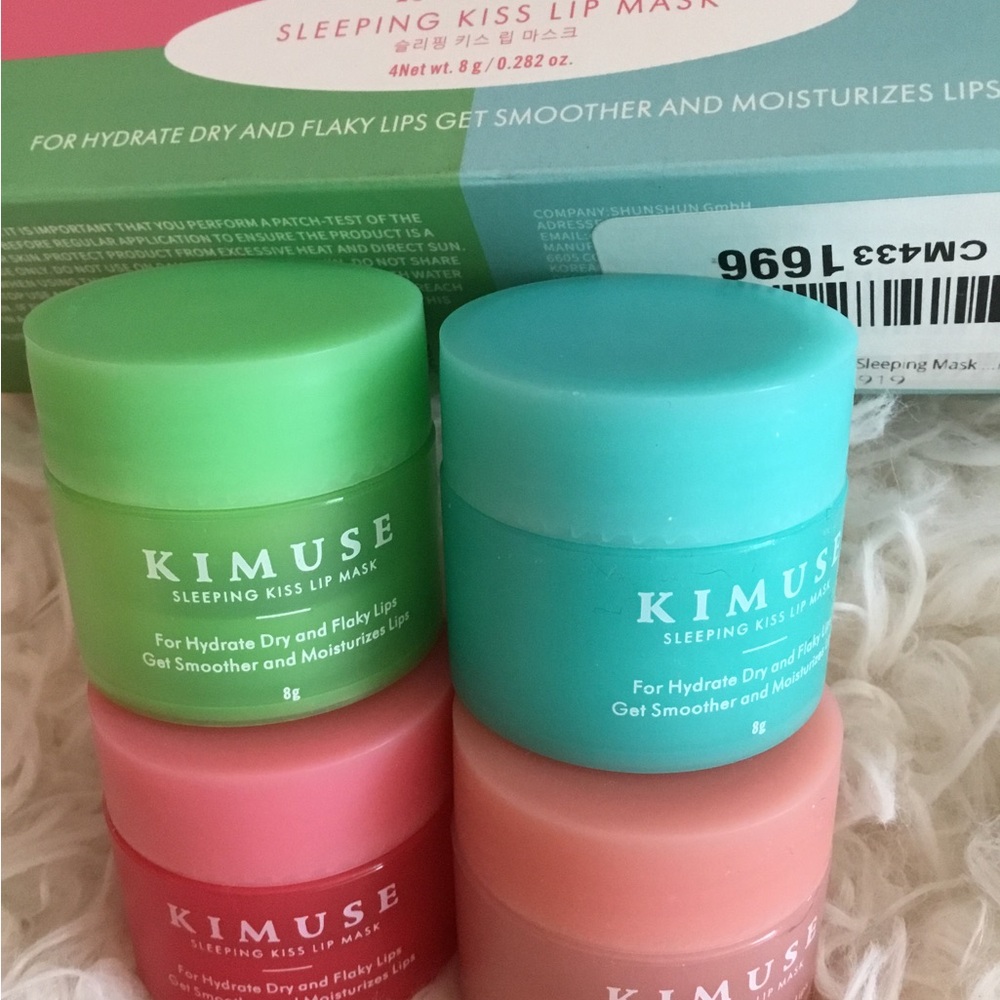 Muse Sleeping Kiss Lip Mask Set of 4 - NIB